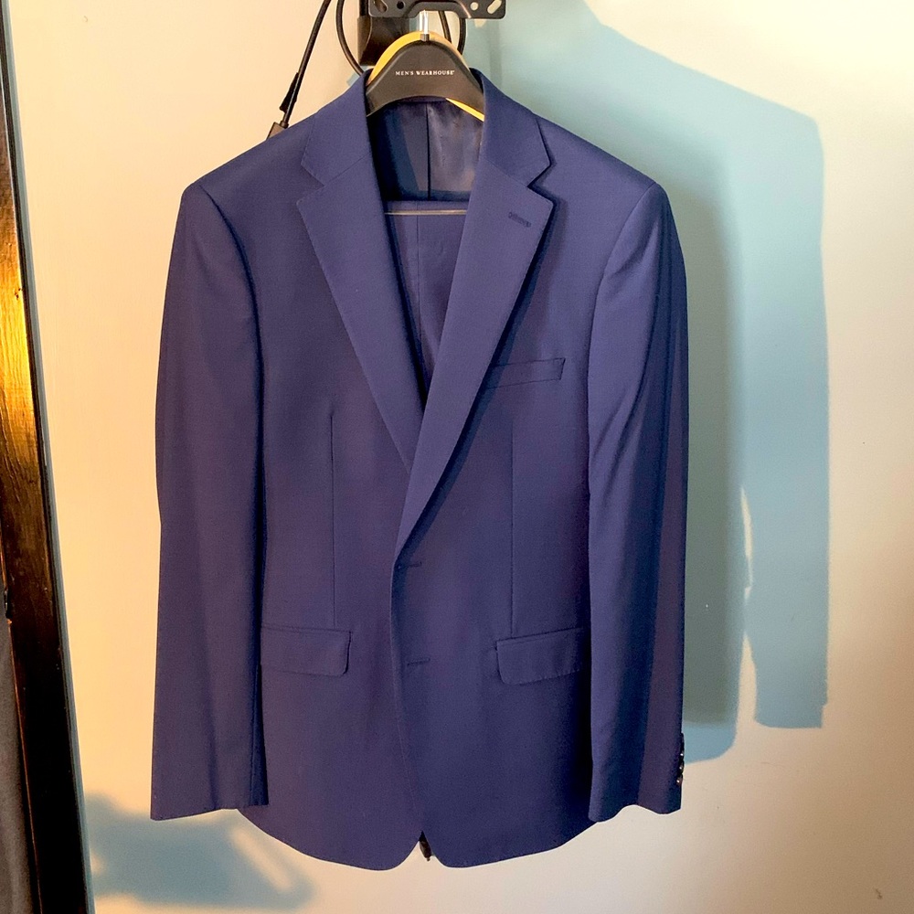 Blue Calvin Klein Suit-  New With Tags!